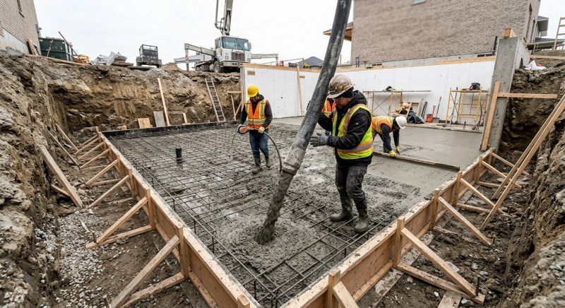 Basement Concrete Installation in Hudson, OH