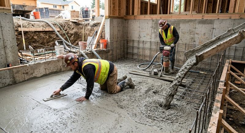Basement Concrete Installation in Massillon, OH