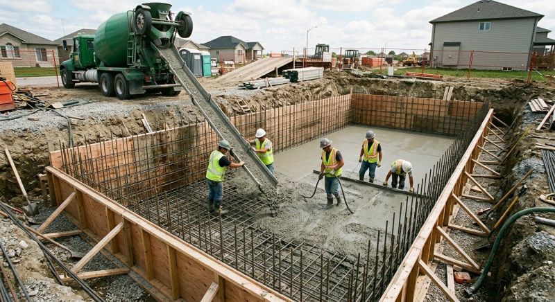 Basement Concrete Pouring in North Canton, OH