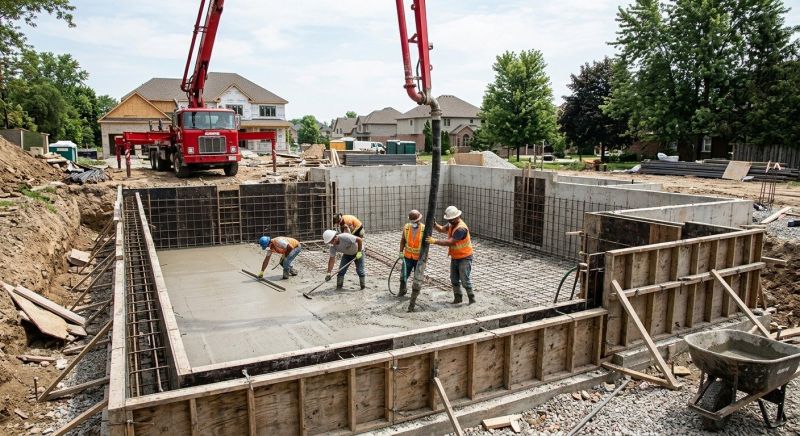 Basement Concrete Pouring in North Canton, OH