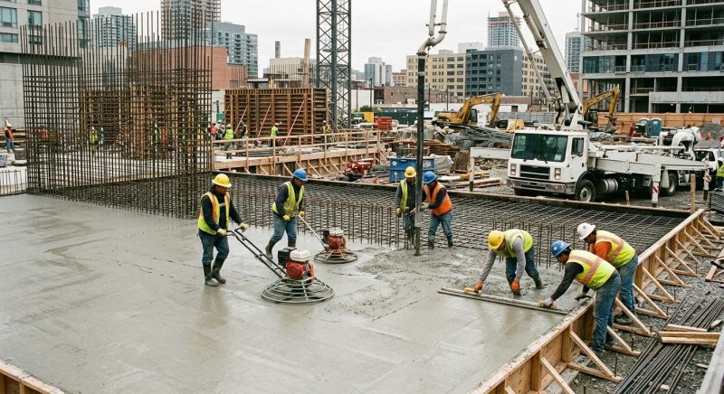 Commercial Slab Construction in Deerfield, OH