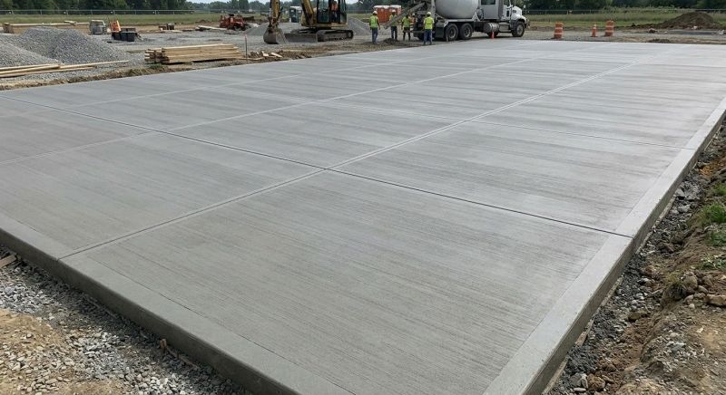 Commercial Slab Installation in Barberton, OH