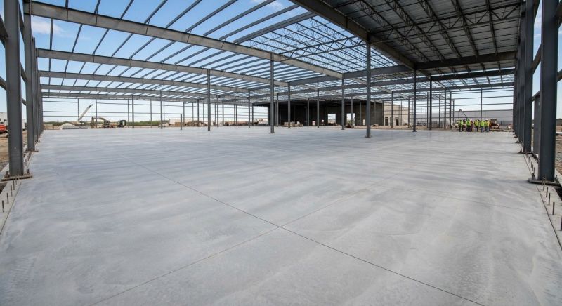 Commercial Slab Installation in Beloit, OH