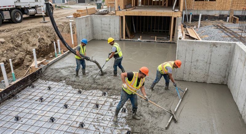 Concrete Basement Pouring in North Canton, OH