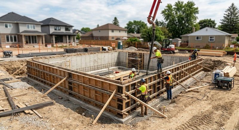 Foundation Construction in Rittman, OH