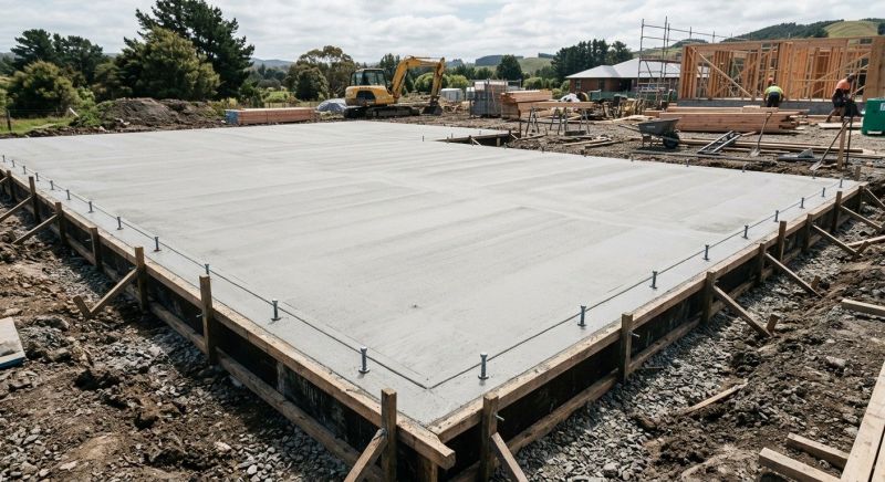 Foundation Slab Construction in North Canton, OH