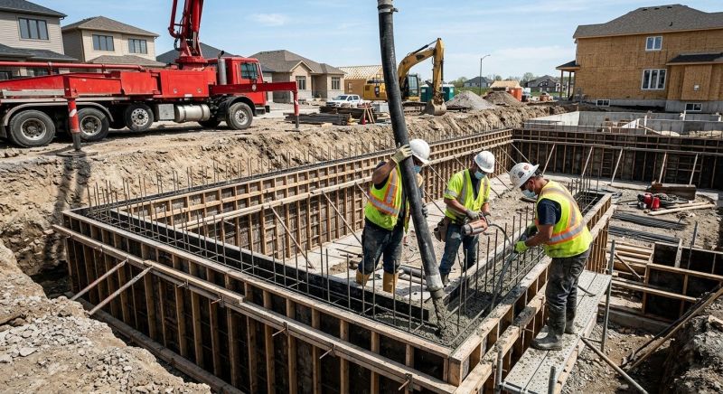 Foundation Wall Pouring in Deerfield, OH