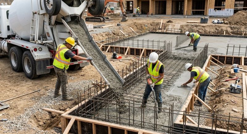 Foundation Wall Pouring in Hartville, OH